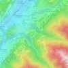 Presle topographic map, elevation, terrain