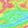 Goldegg topographic map, elevation, terrain