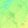 Candeias do Jamari topographic map, elevation, terrain