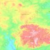 Lagoa do Ouro topographic map, elevation, terrain