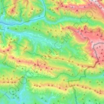 Resia topographic map, elevation, terrain