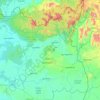 Ratanakiri topographic map, elevation, terrain
