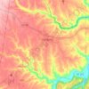 Comté de Dearborn topographic map, elevation, terrain