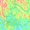 Gasabo District topographic map, elevation, terrain