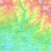 Lamjung topographic map, elevation, terrain