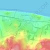 Sheringham topographic map, elevation, terrain