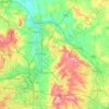 North Warwickshire topographic map, elevation, terrain