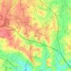 Lapworth topographic map, elevation, terrain