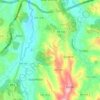 Barreira topographic map, elevation, terrain