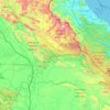 Khammouane topographic map, elevation, terrain