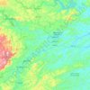 Catende topographic map, elevation, terrain