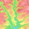 Manderscheid topographic map, elevation, terrain