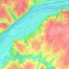 La Varenne topographic map, elevation, terrain