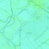 Xã Hựu Thạnh topographic map, elevation, terrain