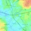 Xã Long An topographic map, elevation, terrain
