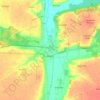 Gostyń topographic map, elevation, terrain