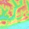 Lake Sylvia topographic map, elevation, terrain