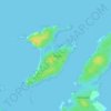 Isla Gibraleón topographic map, elevation, terrain