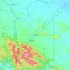 Pailin topographic map, elevation, terrain