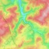 Bra topographic map, elevation, terrain