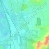 Heisede topographic map, elevation, terrain