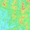 Yongin-si topographic map, elevation, terrain