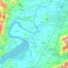 Gloucester and Sharpness Canal topographic map, elevation, terrain