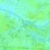 Pass topographic map, elevation, terrain