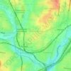 Maplewood topographic map, elevation, terrain