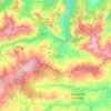 Daïra Djimla topographic map, elevation, terrain