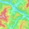 Duxbury topographic map, elevation, terrain