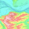 Svishtov topographic map, elevation, terrain