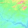 Belém do São Francisco topographic map, elevation, terrain