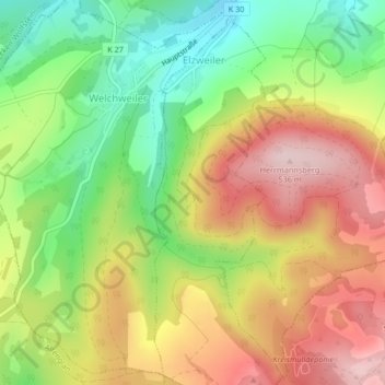 66887 topographic map, elevation, terrain