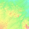 Mutoko topographic map, elevation, terrain