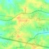 Simpsonville topographic map, elevation, terrain