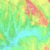 Jaisinghpur topographic map, elevation, terrain