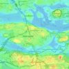 Södermalm topographic map, elevation, terrain
