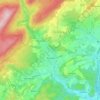 Brücken topographic map, elevation, terrain