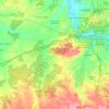 Carrascal de Barregas topographic map, elevation, terrain