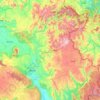 Sekong Province topographic map, elevation, terrain