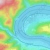 Filsen topographic map, elevation, terrain