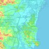 Santo Agostinho topographic map, elevation, terrain