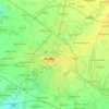 Bukhara topographic map, elevation, terrain