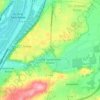 Saint-Symphorien-d'Ozon topographic map, elevation, terrain