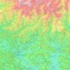Bageshwar topographic map, elevation, terrain