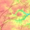 Fontaine-le-Comte topographic map, elevation, terrain