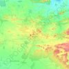 Holguín topographic map, elevation, terrain