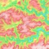 Goesdorf topographic map, elevation, terrain