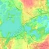 Zarasai topographic map, elevation, terrain